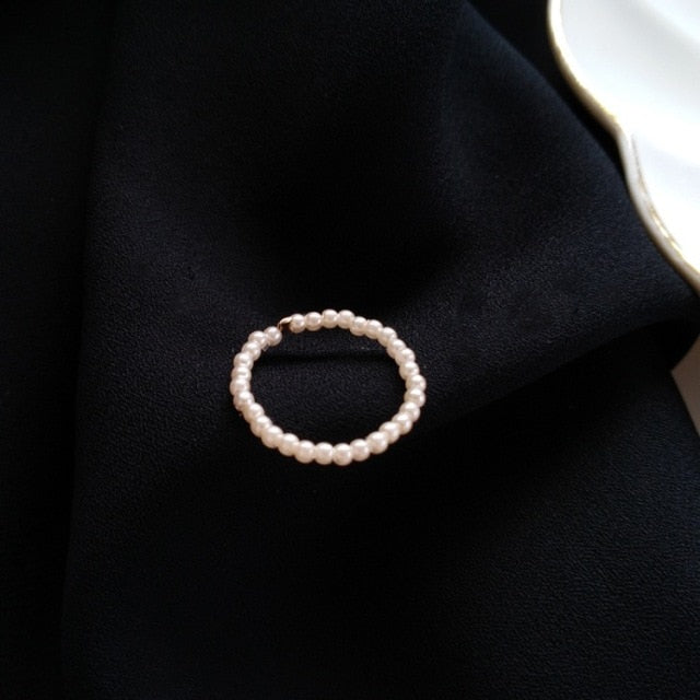 7pcs Fashion Punk joint Ring Set Geometric Twist Minimalist Jewelry Metal circular Golden Ring for Women. Street Dance Accessory.