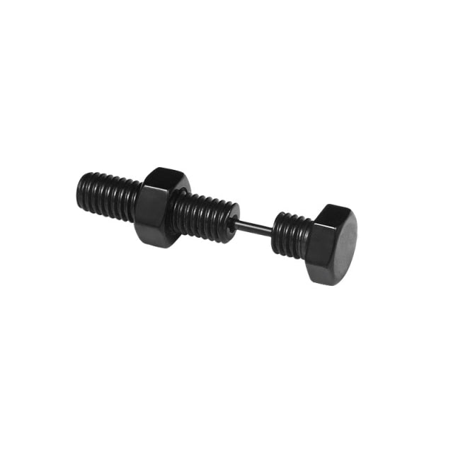 Punk Black Stainless Steel Gothic Earrings for Men and Women