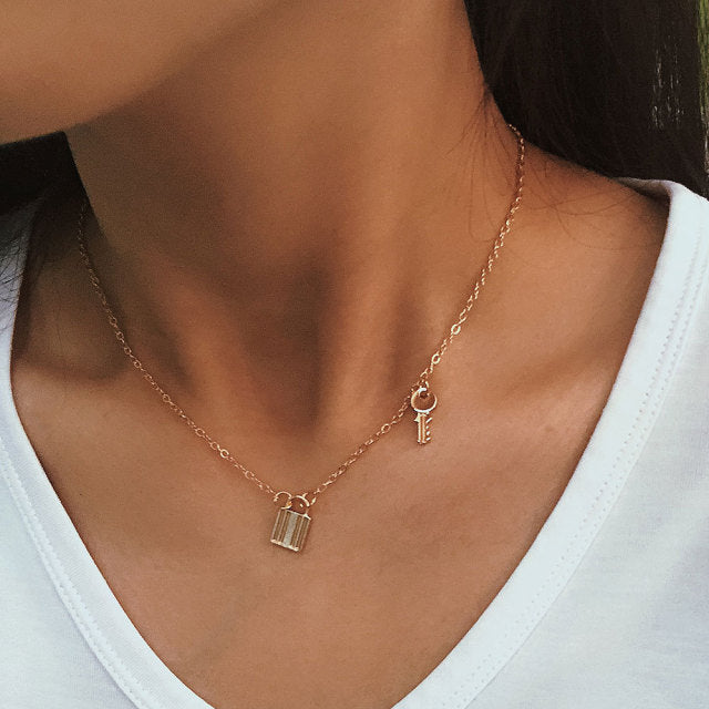 Gold Silver Color Chain Pendant Butterfly Necklace for Women Layered Charm Choker Necklaces Boho Beach Jewelry Gift Cheap