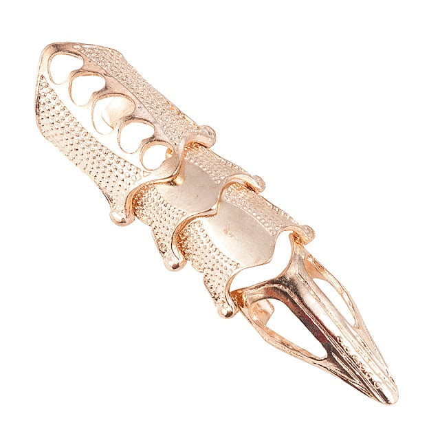 Fashion Gothic Joint Armour Finger Ring for Men.