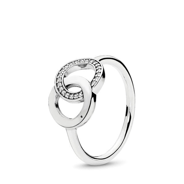 925 Sterling Silver Sparkling Jewelry Ring