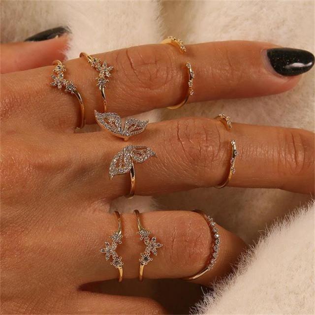 Fashion Silver Minimalist Butterfly Ring