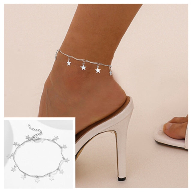 Snake Chain Anklet for Women Girls Adjustable Summer Beach Chain Ankle Mother&#39;s Day Gifts Stainless Steel Not Allergic