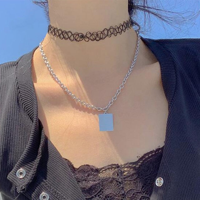 3-layerd Women Layered Chain Necklace for Women