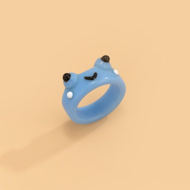 Polymer Resin Casual wear Frog Ring