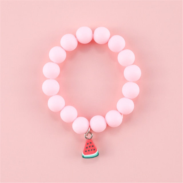 Cute Beads Glass Bracelet Pendant Bracelet for Girls and Women