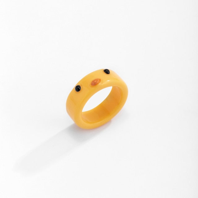 Polymer Resin Casual wear Frog Ring