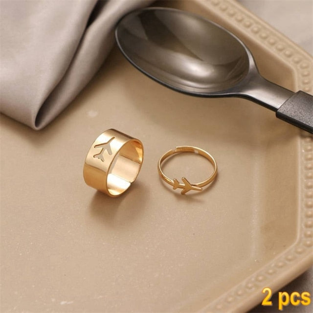 Trendy Lover Couple Ring for Unisex