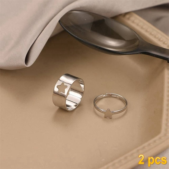 Trendy Lover Couple Ring for Unisex