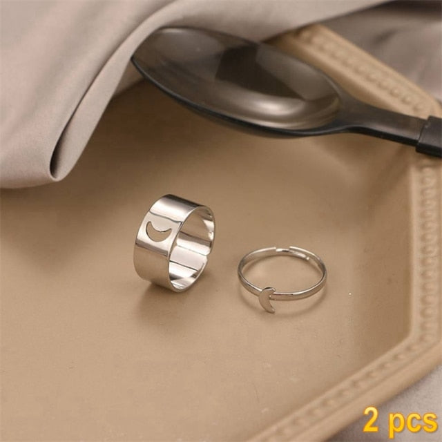 Trendy Lover Couple Ring for Unisex