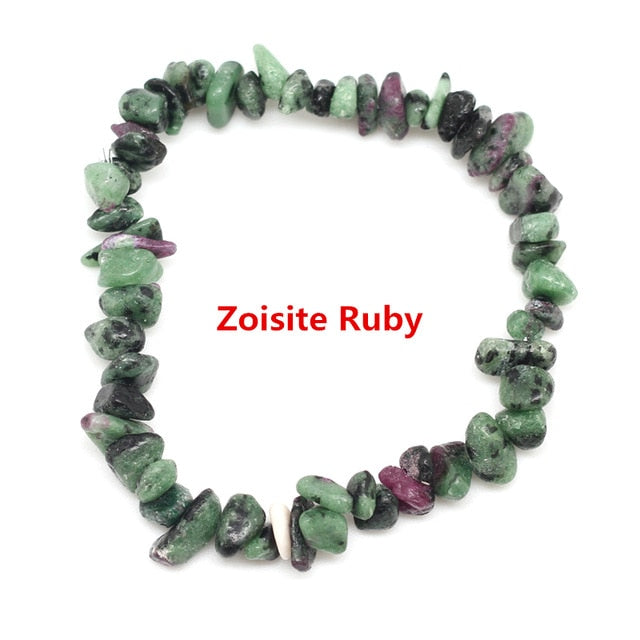 Irregular Crystal Stone Chakra Bracelets