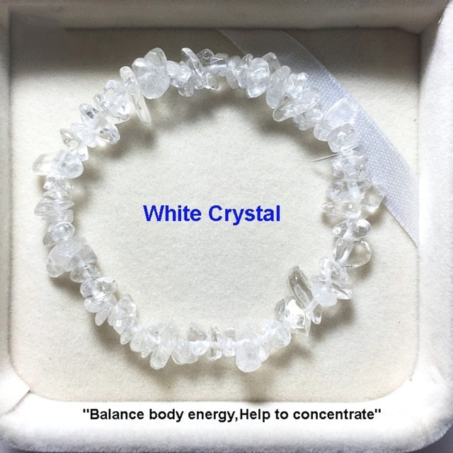 Irregular Crystal Stone Chakra Bracelets