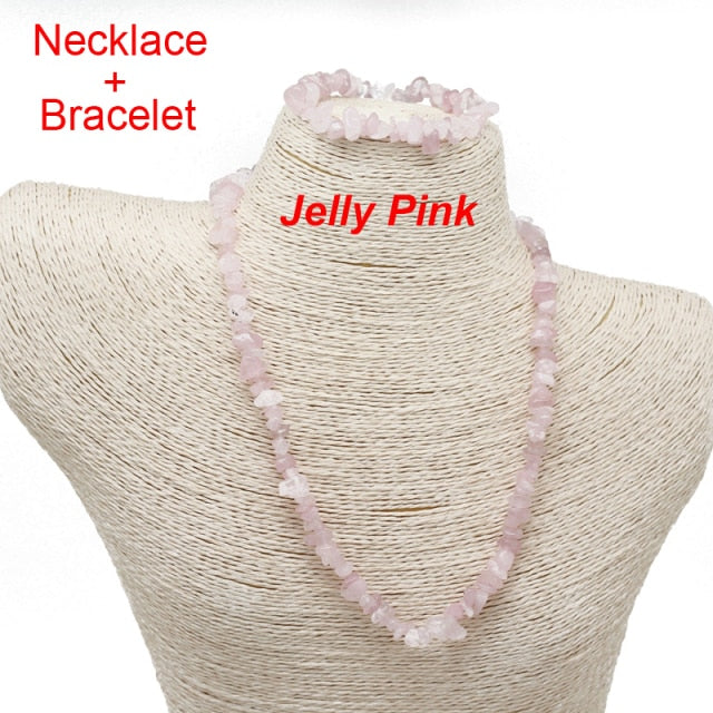 Irregular Crystal Stone Chakra Bracelets