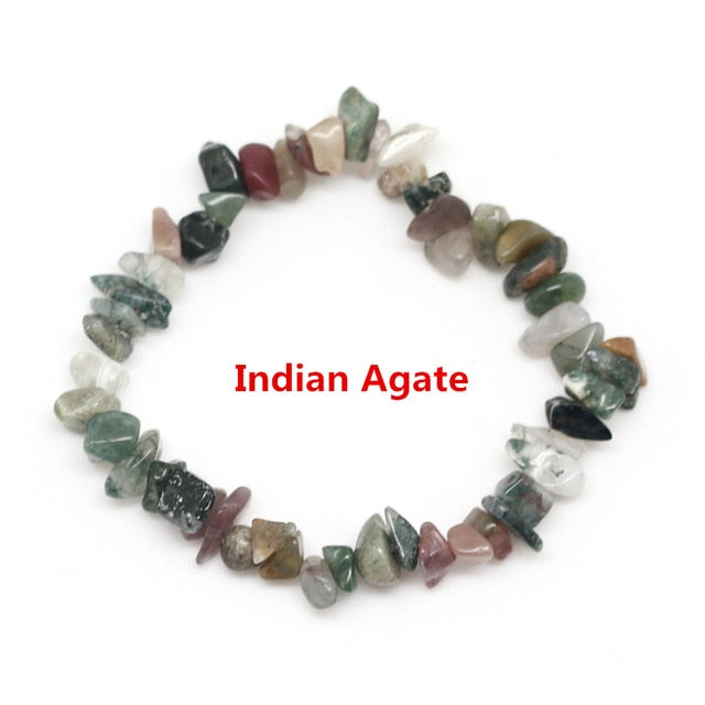 Irregular Crystal Stone Chakra Bracelets