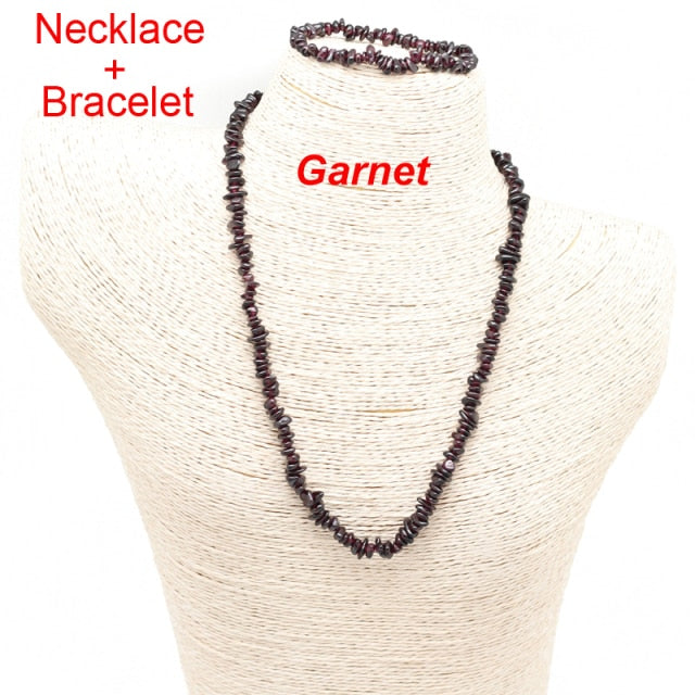 Irregular Crystal Stone Chakra Bracelets