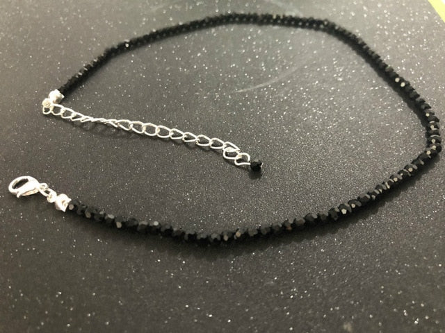Simple Black Beads Short Fashion Jewelry Necklace for Women
