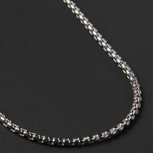 Simple Fashion Titanium Steel Necklace Chain for Men