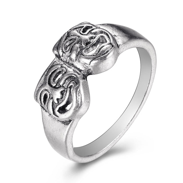 Vintage Gothic Skull Punk Accessory Ring