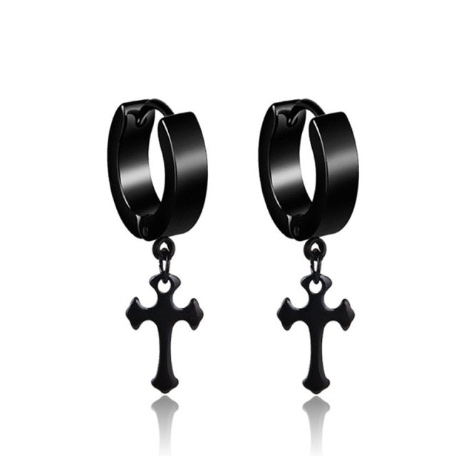Classic Korean Stainless Steel Ear Clip Unisex Earring Jewelry
