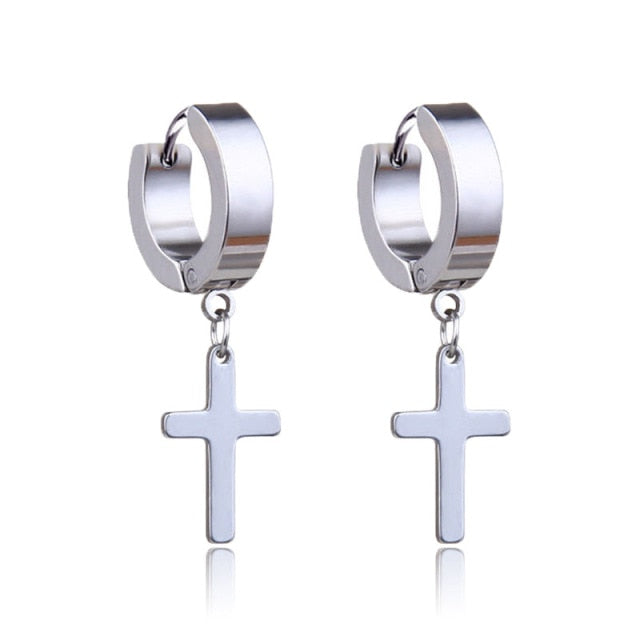 Classic Korean Stainless Steel Ear Clip Unisex Earring Jewelry