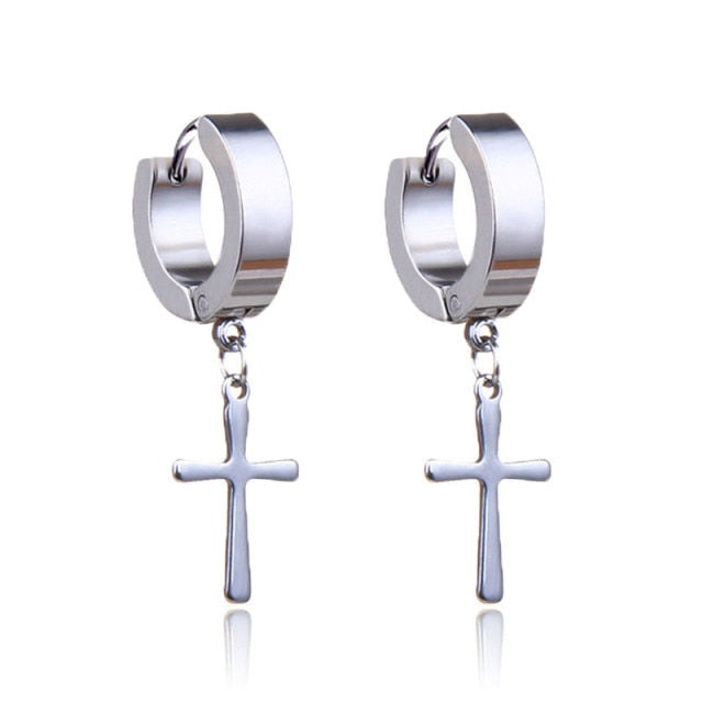 Classic Korean Stainless Steel Ear Clip Unisex Earring Jewelry