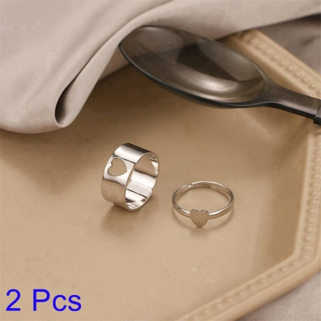 Adjustable Trendy Lover’s Natural Elements Minimalist Jewelry Ring