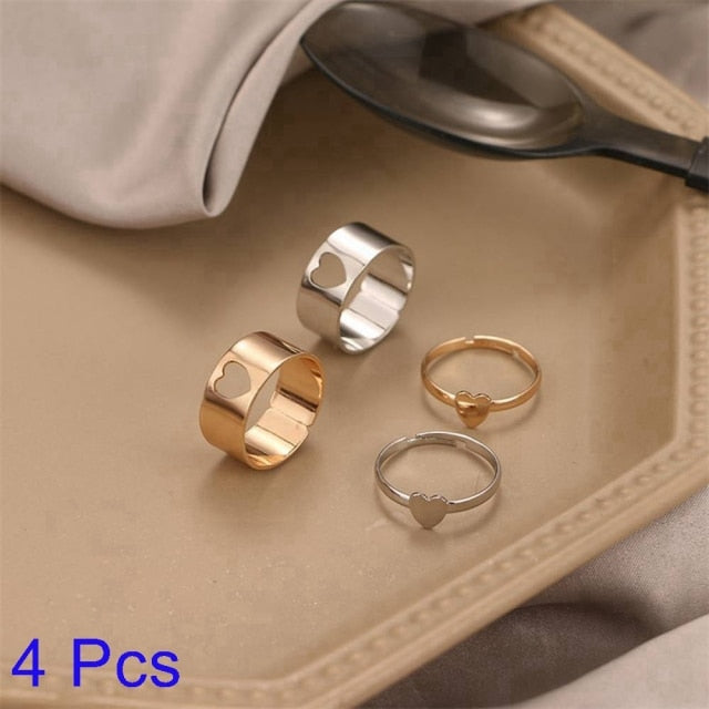 Adjustable Trendy Lover’s Natural Elements Minimalist Jewelry Ring