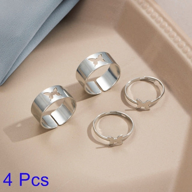 Adjustable Trendy Lover’s Natural Elements Minimalist Jewelry Ring