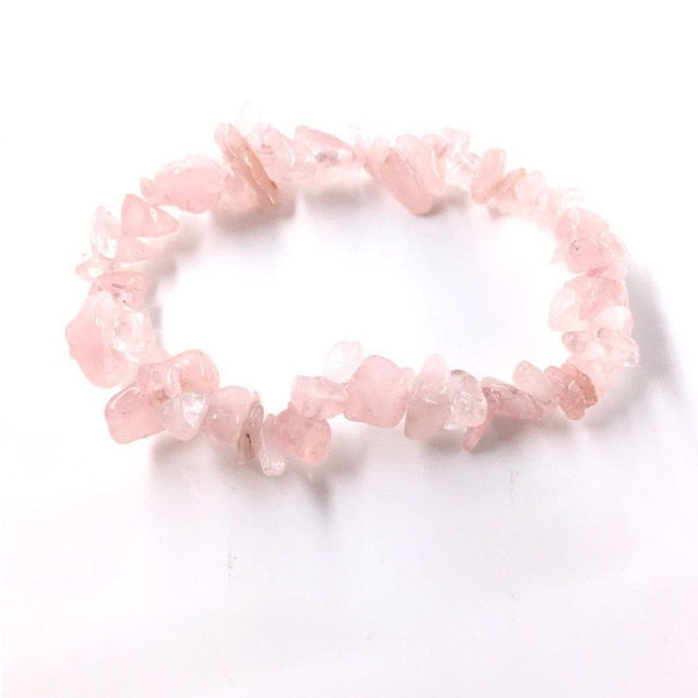 Natural Gemstone Irregular Crystal Nugget Bracelet