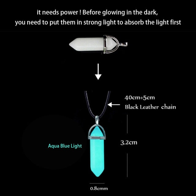 Glowing Elemental Designed Artistic Chain Pendant - Metal Toned