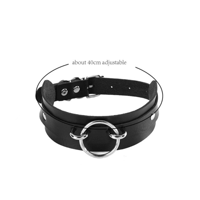 Choker Sexy Heart Lock Key Rivets, Punk Chokers, Gothic Choker Necklace for Women. Hip Hop Bondage Cosplay.