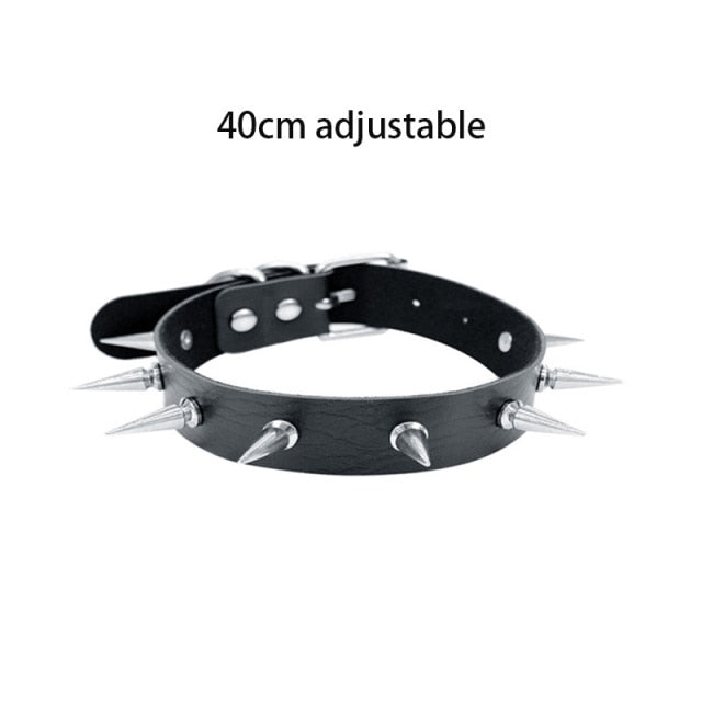 Choker Sexy Heart Lock Key Rivets, Punk Chokers, Gothic Choker Necklace for Women. Hip Hop Bondage Cosplay.