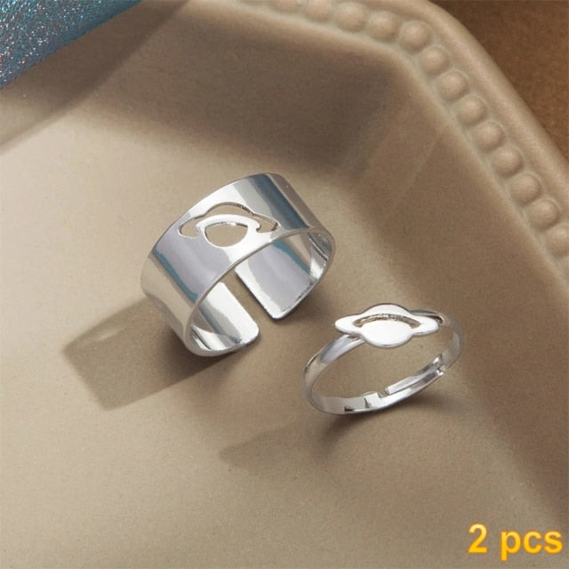 Trendy Lover Couple Ring for Unisex