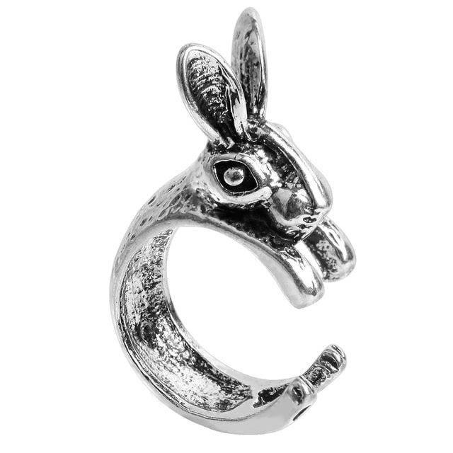 Titanium Steel Punk Nature Bohemian Ring Set