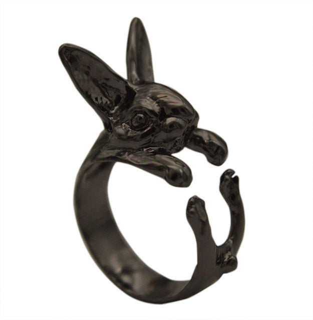 Titanium Steel Punk Nature Bohemian Ring Set