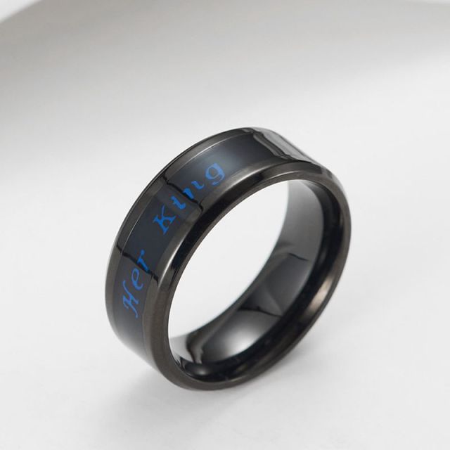 Intelligent Titanium Steel Ring. Display Features.