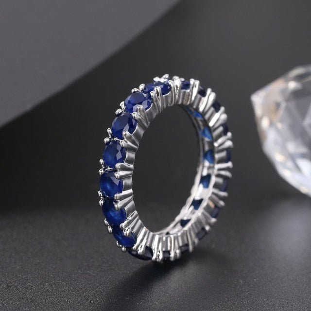 Fashion Luxury Cubic Zirconia Crystal Studded Ring
