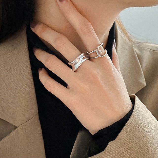 Bohemian Simple Chain Accessory Ring