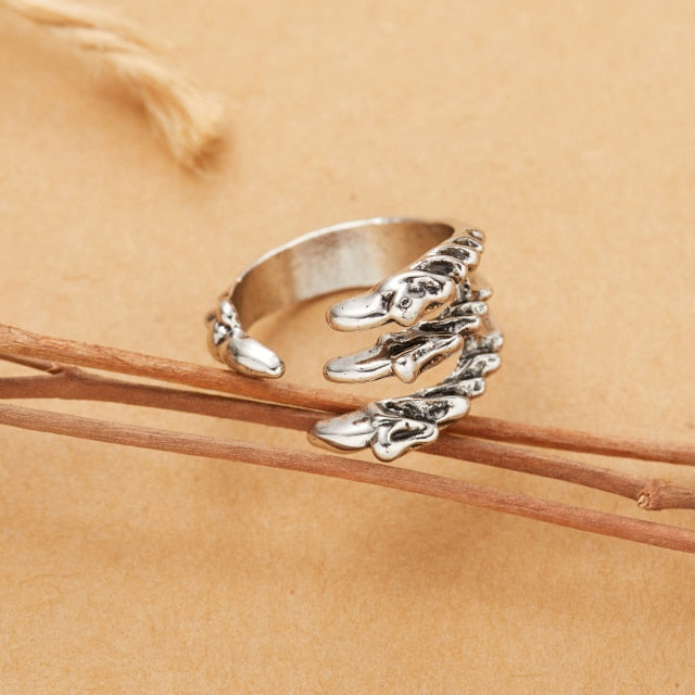 Fashion Silver Minimalist Butterfly Ring