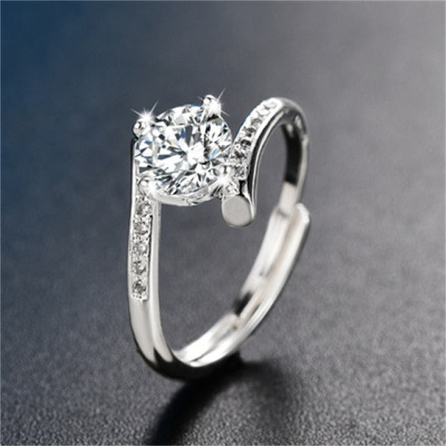 Classic Two-Tone Engagement and Fashion Jewelry Ring