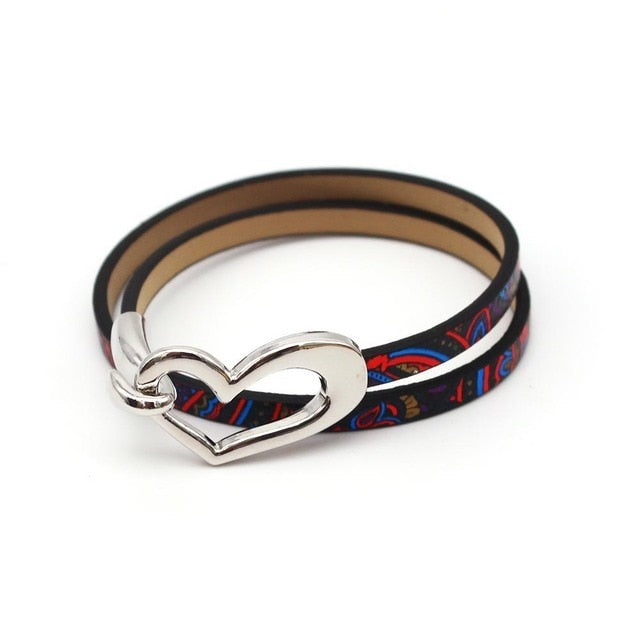 Black Simple Charm Leather Women’s Minimalist Bracelet