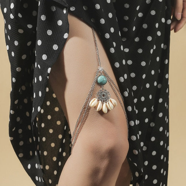 Rhinestone Crystal Fashion Thigh Bracelets for Women