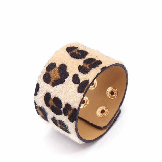 Leather Punk Style European Fashion Bracelets for Women