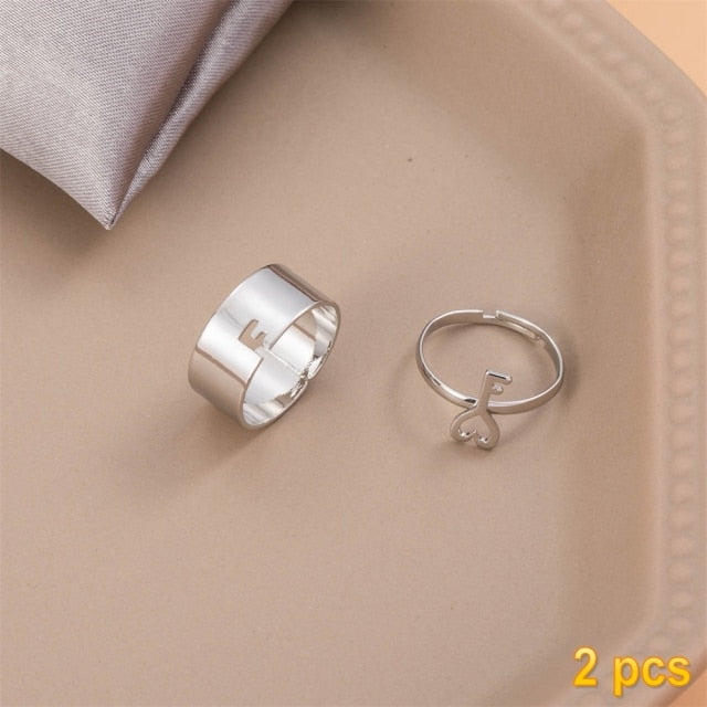 Trendy Lover Couple Ring for Unisex