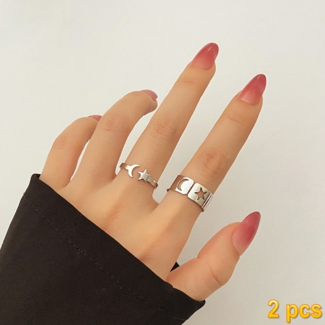 Butterfly rings that on sale fit together