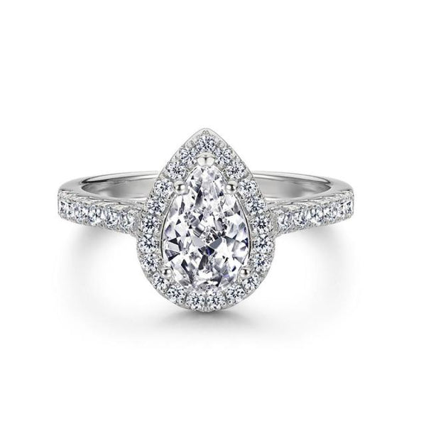 Trendy Bridal Classic Cubic Zirconia Engagement Ring