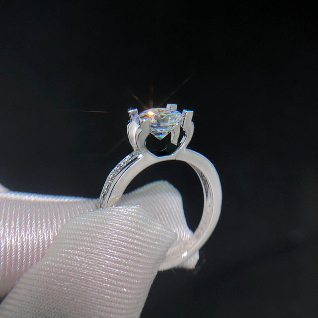 Trendy Bridal Classic Cubic Zirconia Engagement Ring