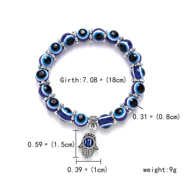 Turkish Evil Eye Handmade Lucky Charm Bracelet