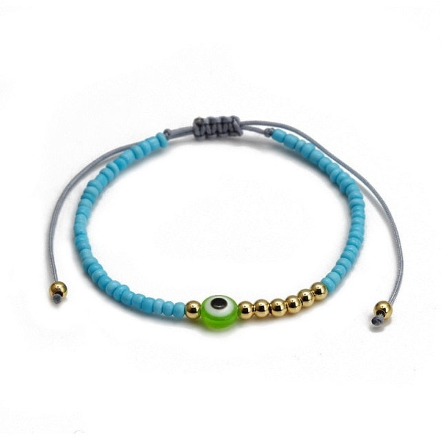 Turkish Evil Eye Handmade Lucky Charm Bracelet