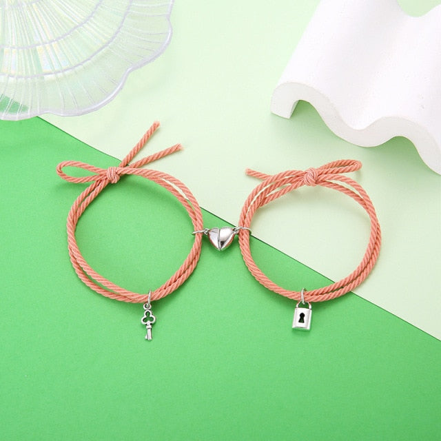 1 Pair Couple’s Lover Braided Rope Jewelry